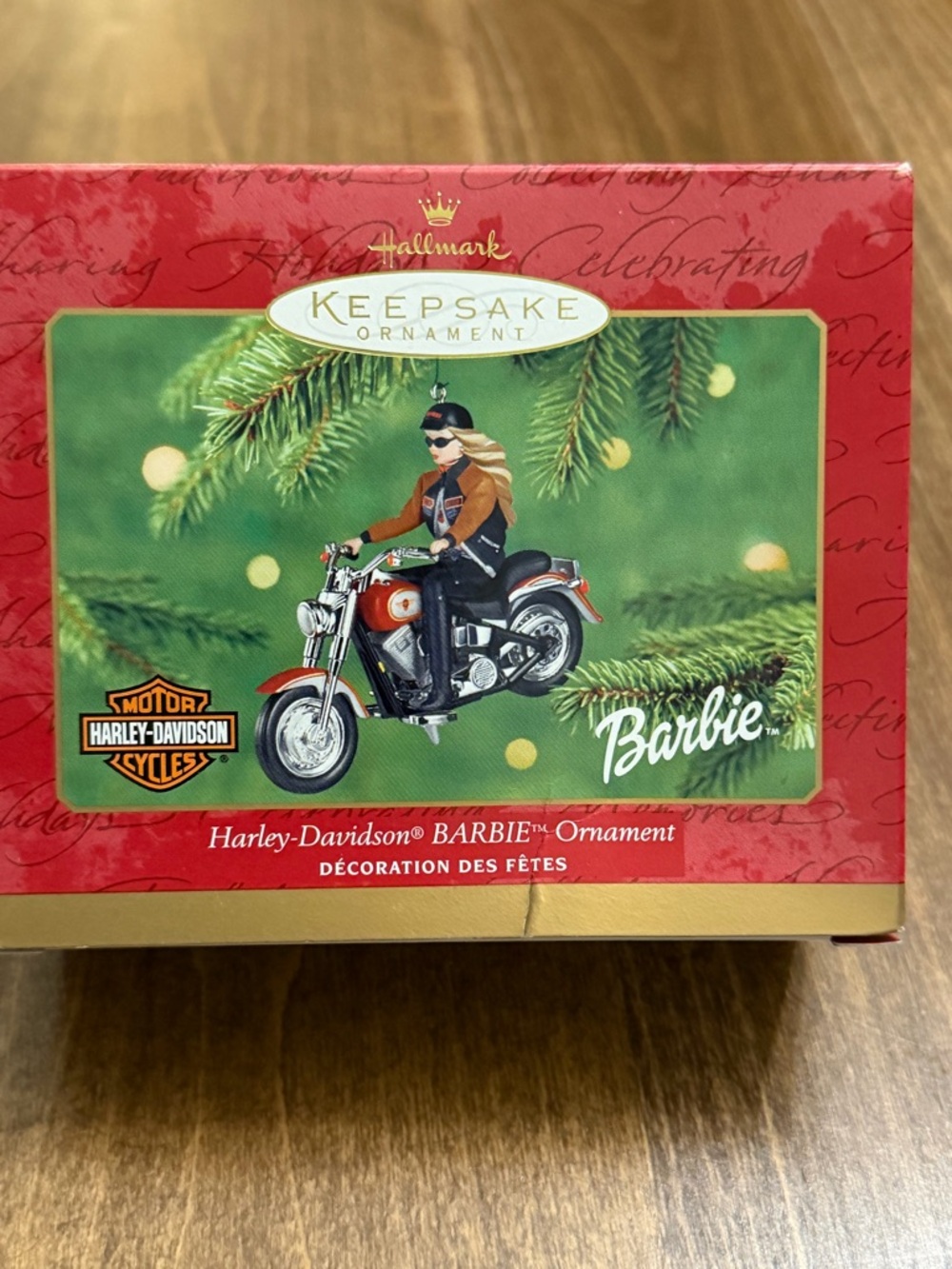 2000 Hallmark Harley-Davidson Barbie Red Keepsake Ornament